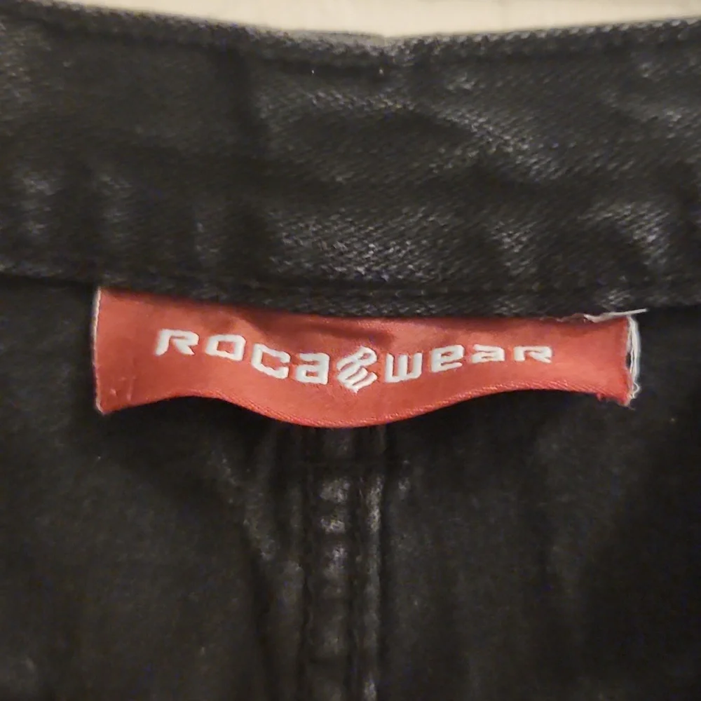Vintage ROCAWEAR Baggy Loose Fit Black Jeans 40x28
